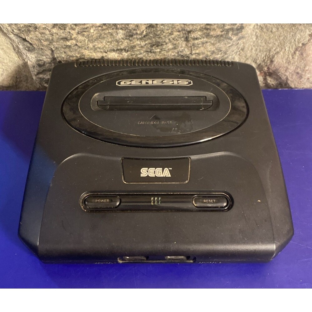 Sega Genesis Model 2 Game Console Only Black MK-1631A - Untested -For Parts Only